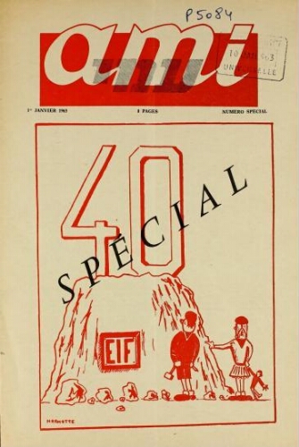 Ami : Mensuel pour la Jeunesse. Vol. N°N°° spécial (01 janv. 1963)